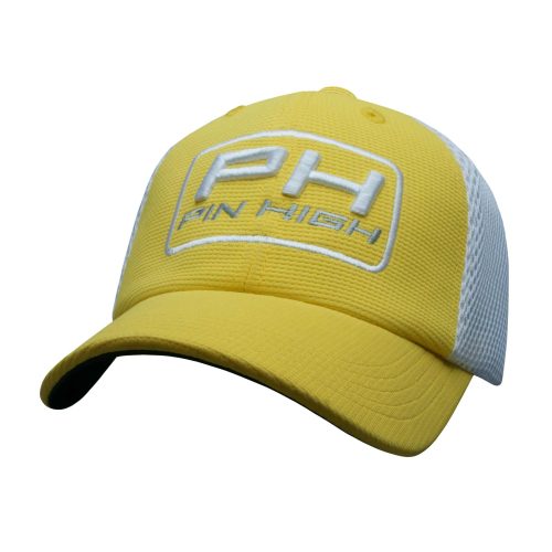 Perkins E - Flicker Yellow - White Mesh - Dark Shale_front